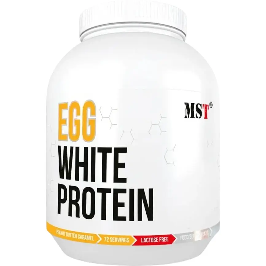 Протеин MST EGG White Protein Арахисовая паста 1.8 кг - фото 1