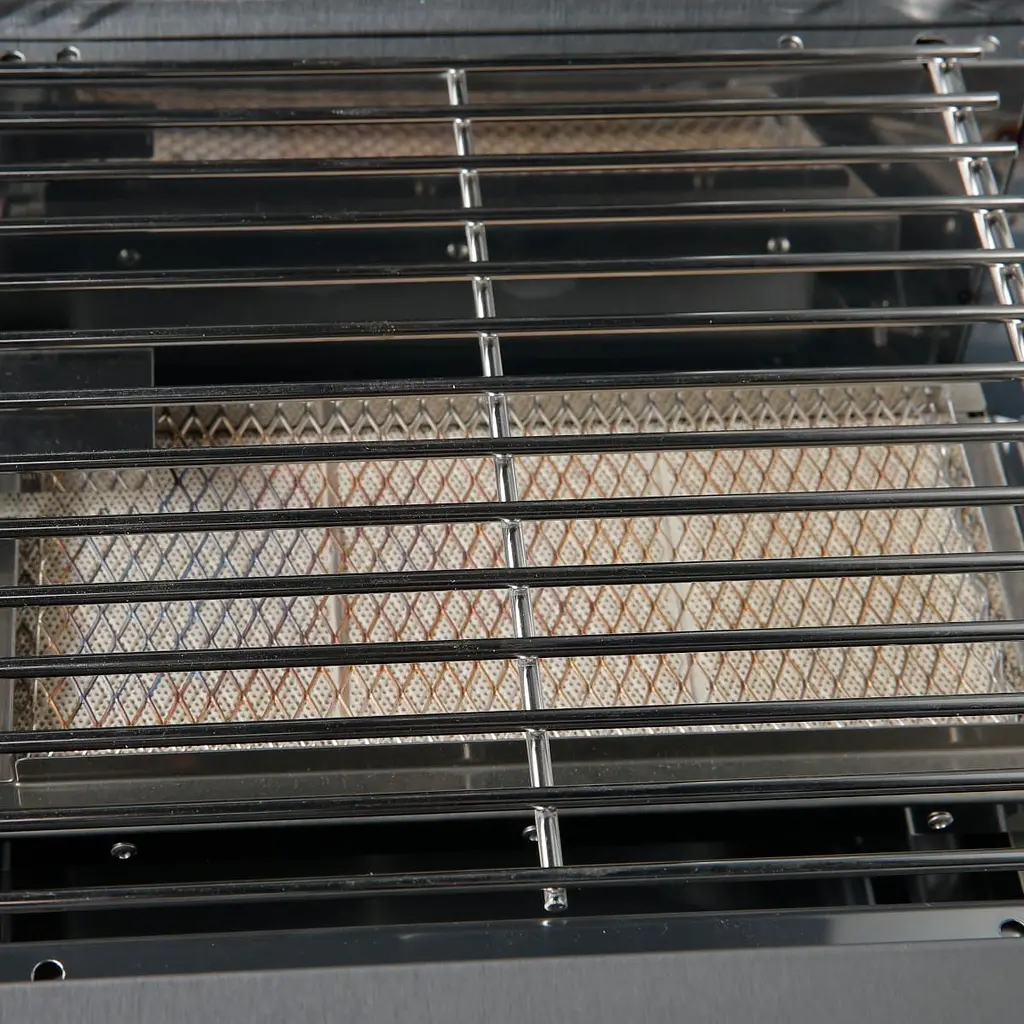 Газовый гриль Santos P-618 с боковой и задней горелкой, нержавеющая сталь (900327) - фото 11