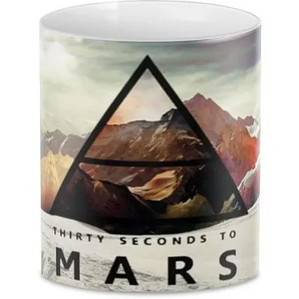 Кружка GeekLand 30 секунд до Марса 30 Seconds to Mars логотип CP 03.339 330 мл белая - фото 3