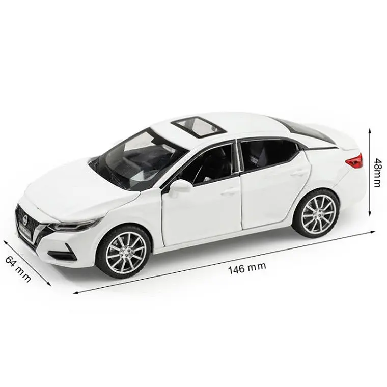 Колекційна металева модель седана АвтоЕксперт Nissan Sylphy з інерцією, світлом та звуком 1:32 - фото 8