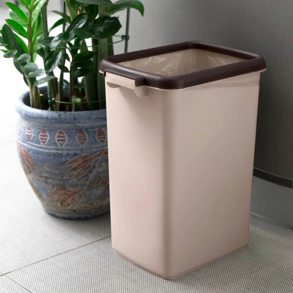 Відро для сміття MBM My Home 12 л бежеве (BIN-02 12L BEIGE) - фото 5