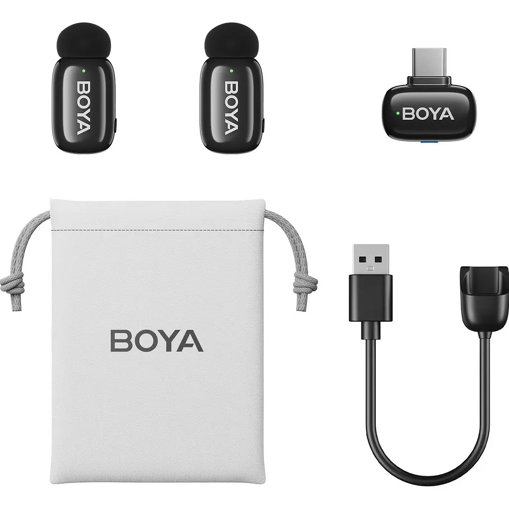 Мікрофонна радіосистема Boya mini-23 USB-C Black [153340] - фото 8