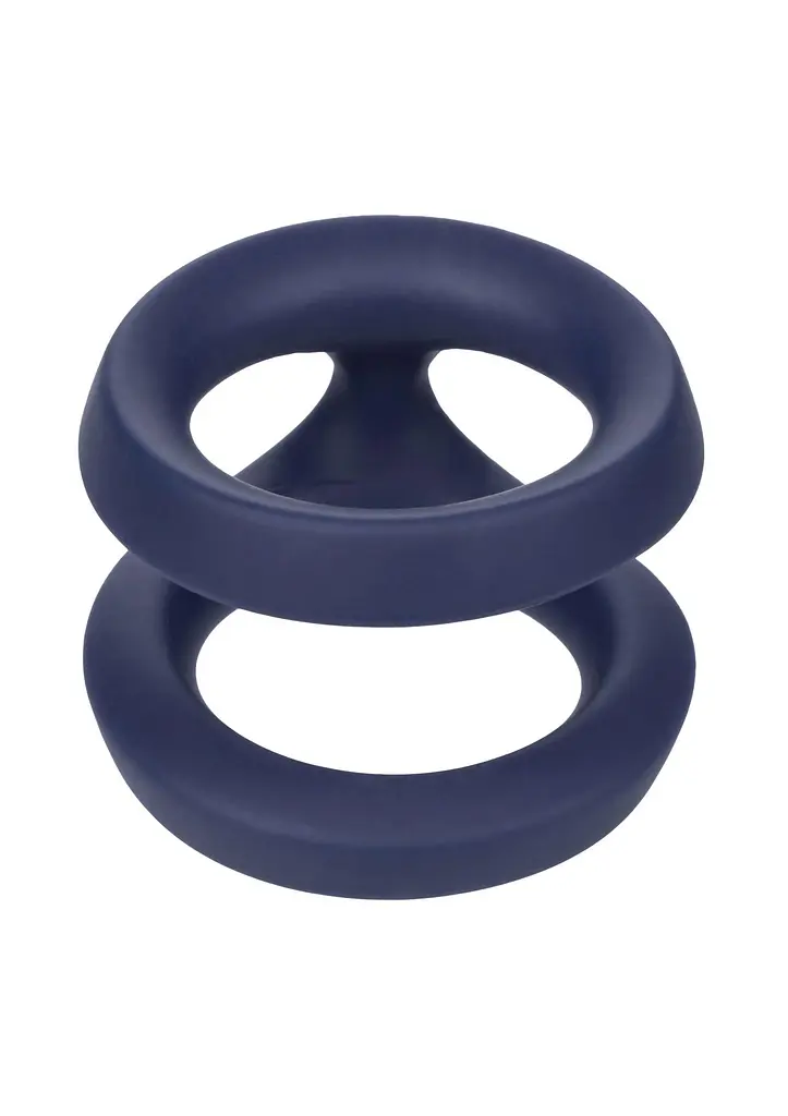 Ерекційне кільце Calexotics Viceroy Dual Ring, 3,2 см (синій) - фото 2