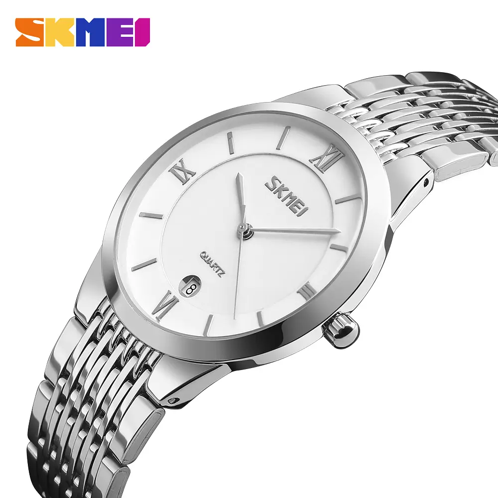 Наручний годинник чоловічий 9139WTSI-B White-Silver B Skmei acs0029890 - фото 2