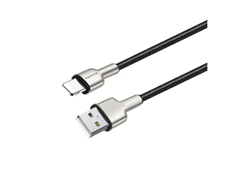Кабель ColorWay USB - Lightning 1m Black (CW-CBUL046-BK) - фото 5