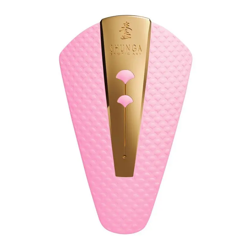 Вібратор Shunga Obi Intimate Massager Light Pink для клітора, 11.5х7 см світло-рожевий
