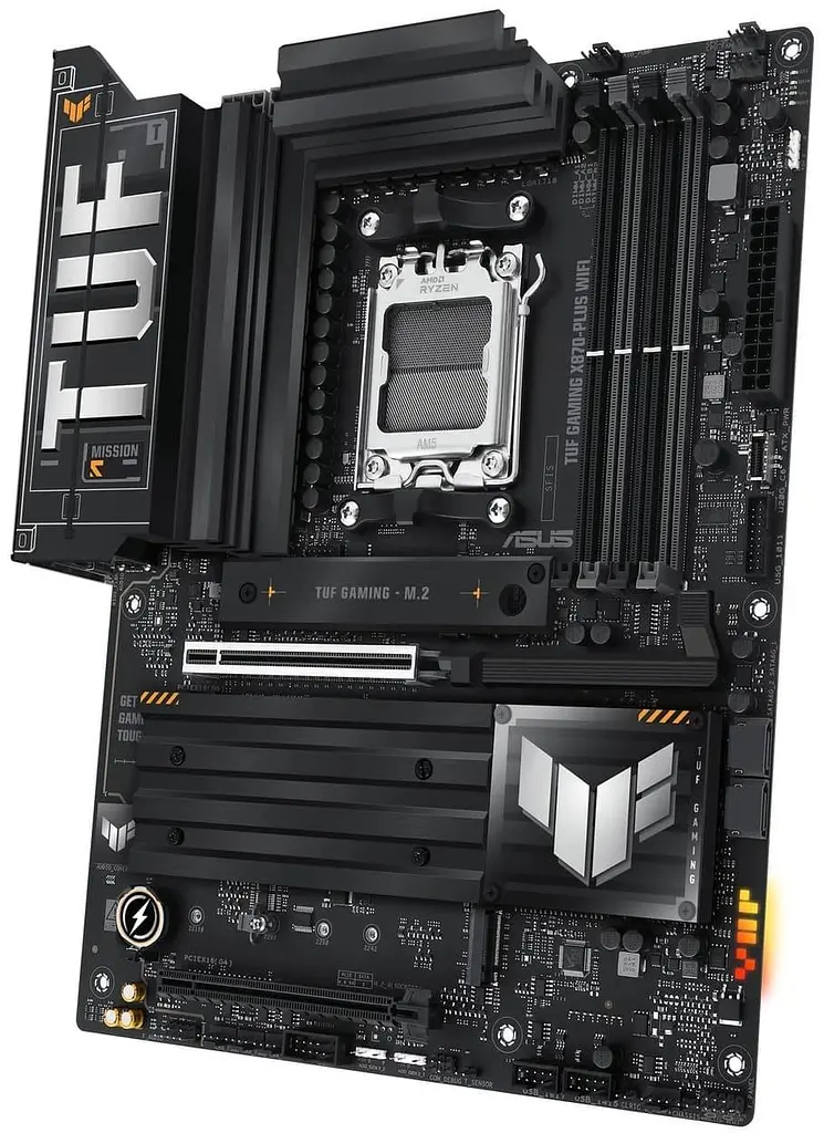 Материнська плата ASUS TUF GAMING X870-PLUS WIFI (TUF GAMING X870-PLUS WIFI) (Socket AM5, AMD X870, ATX) Б/в - фото 3