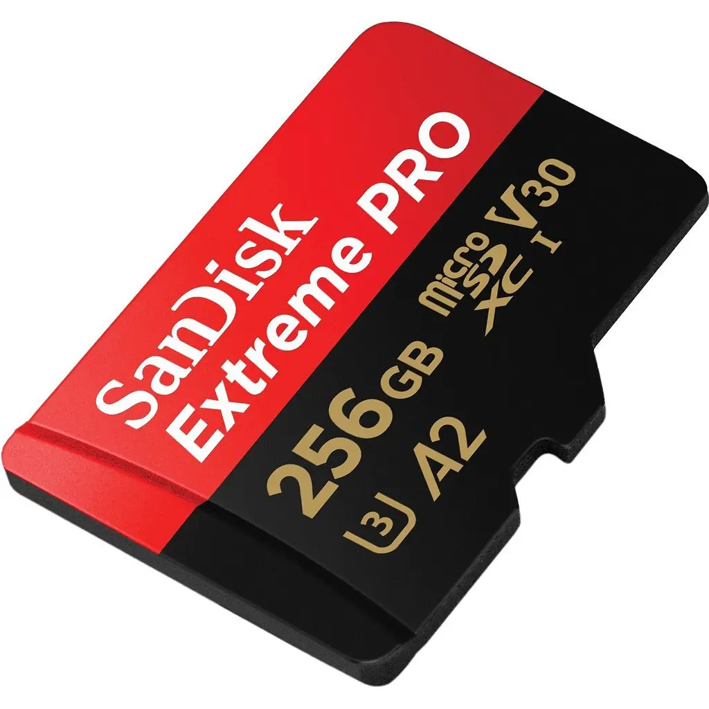 Карта пам'яті SanDisk microSDXC 256GB UHS-I Extreme Pro U3 V30 A2 + SD Adapter (SDSQXCD-256G-GN6MA) [100880] - фото 4