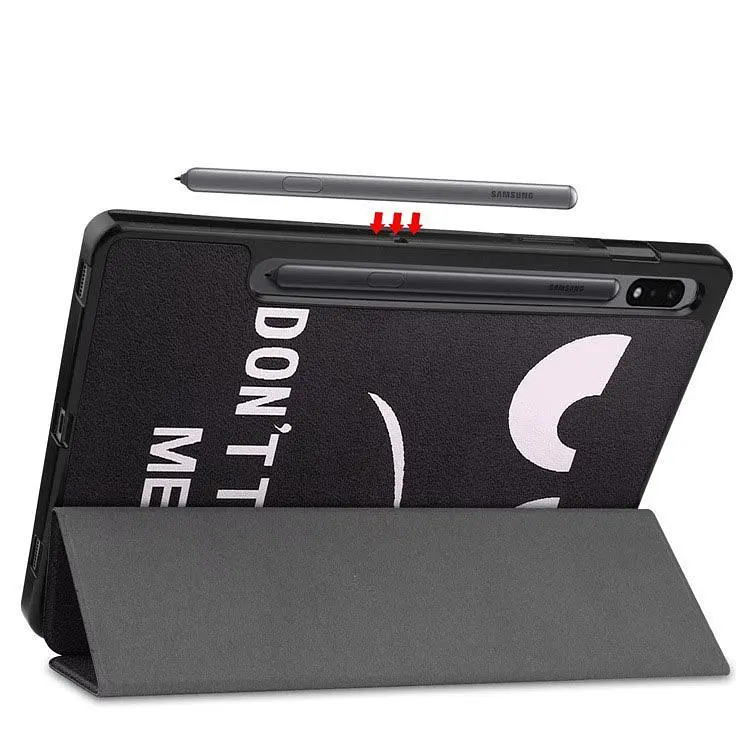 Чохол  SlimTPU Spen holder Samsung Galaxy Tab S10+ Plus / S9 Fe + / S9 Plus Не чіпай Мій Планшет - фото 3