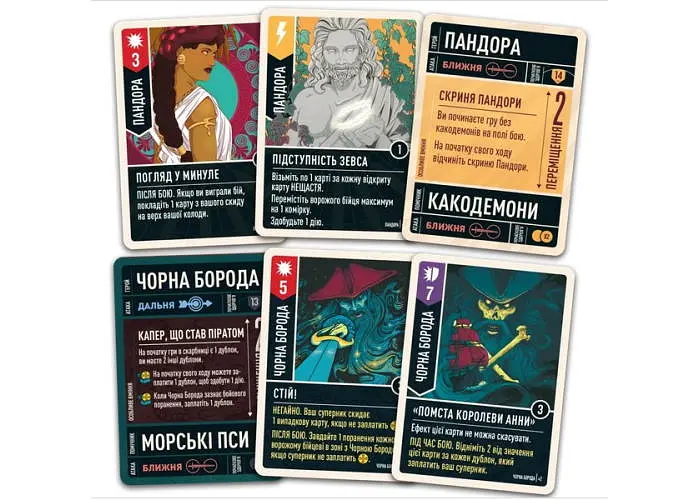 Настільна гра Geekach Games Unmatched: Битва легенд. Частина третя укр. + унікальне промо (GKCH0272) - фото 5