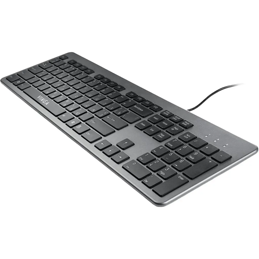 Клавіатура Vinga KB735 Black/Grey [128780] - фото 3