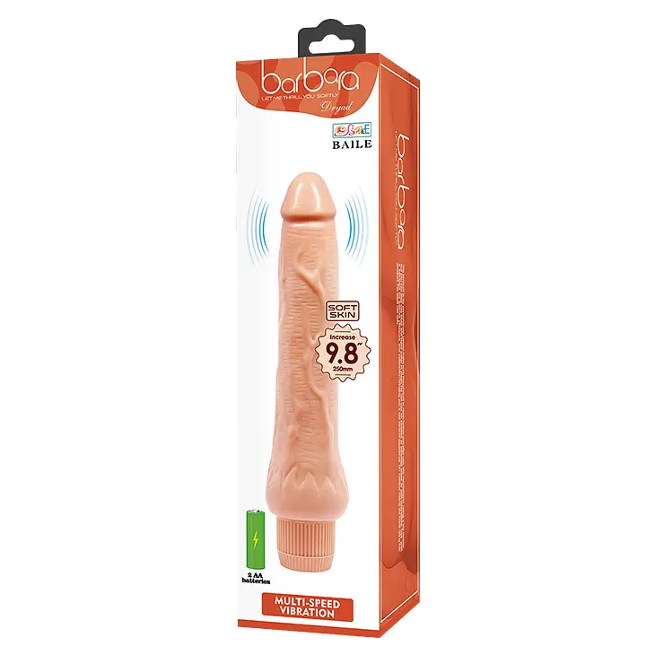 Вібратор Barbara Dryad Vibrator 9,8" Flesh - фото 8