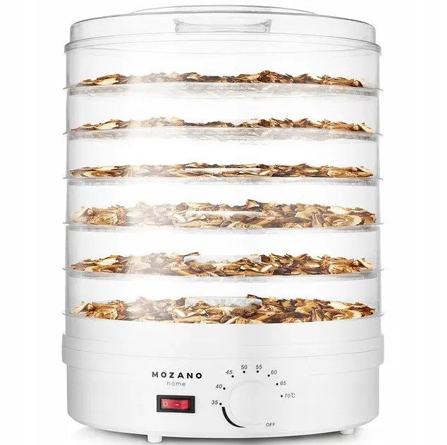 Сушка для овочів та фруктів Mozano Food Dehydrator white - фото 3