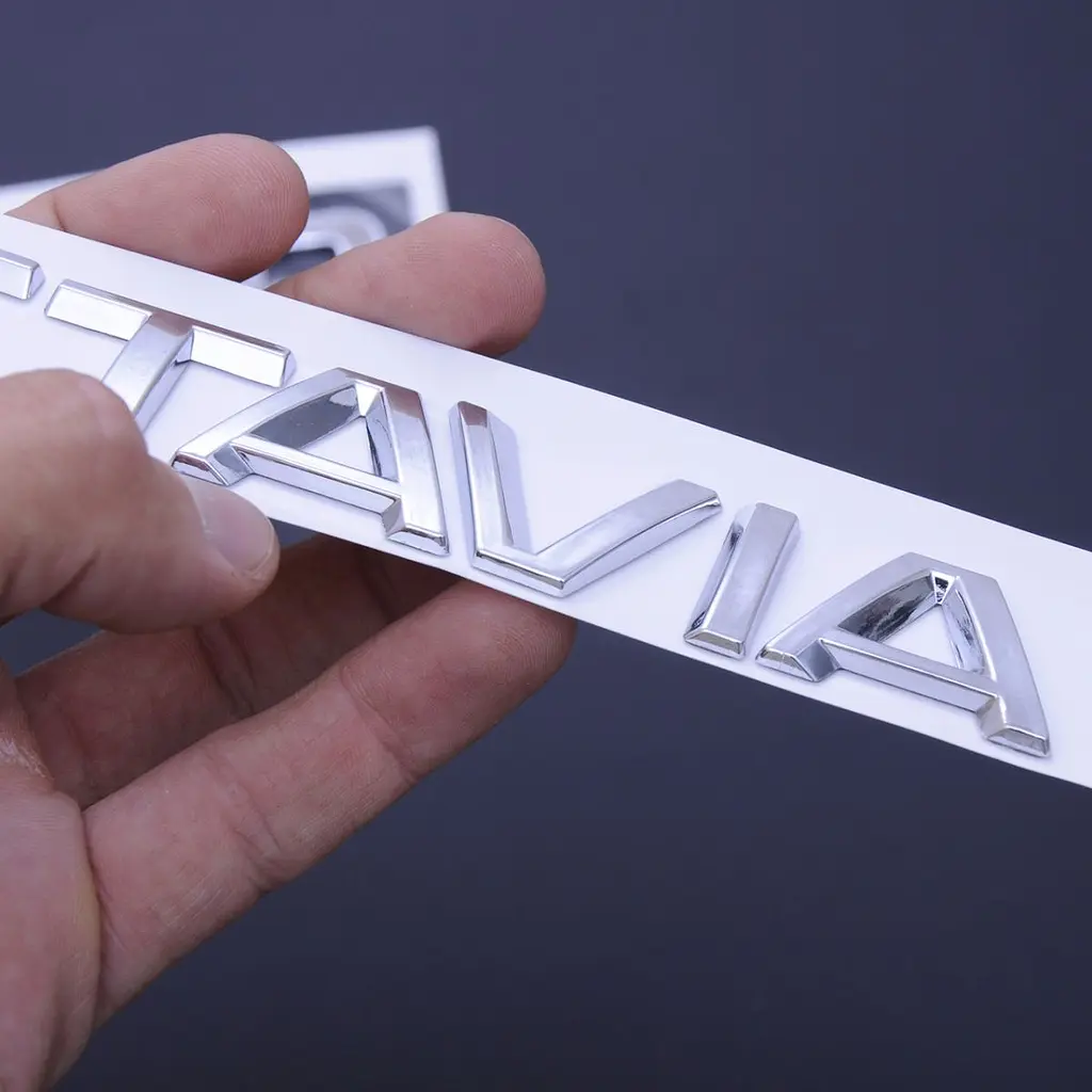 Емблема напис Octavia New 2014-2016 скотч 3М 165 x 18 мм роздільна Польща - фото 2