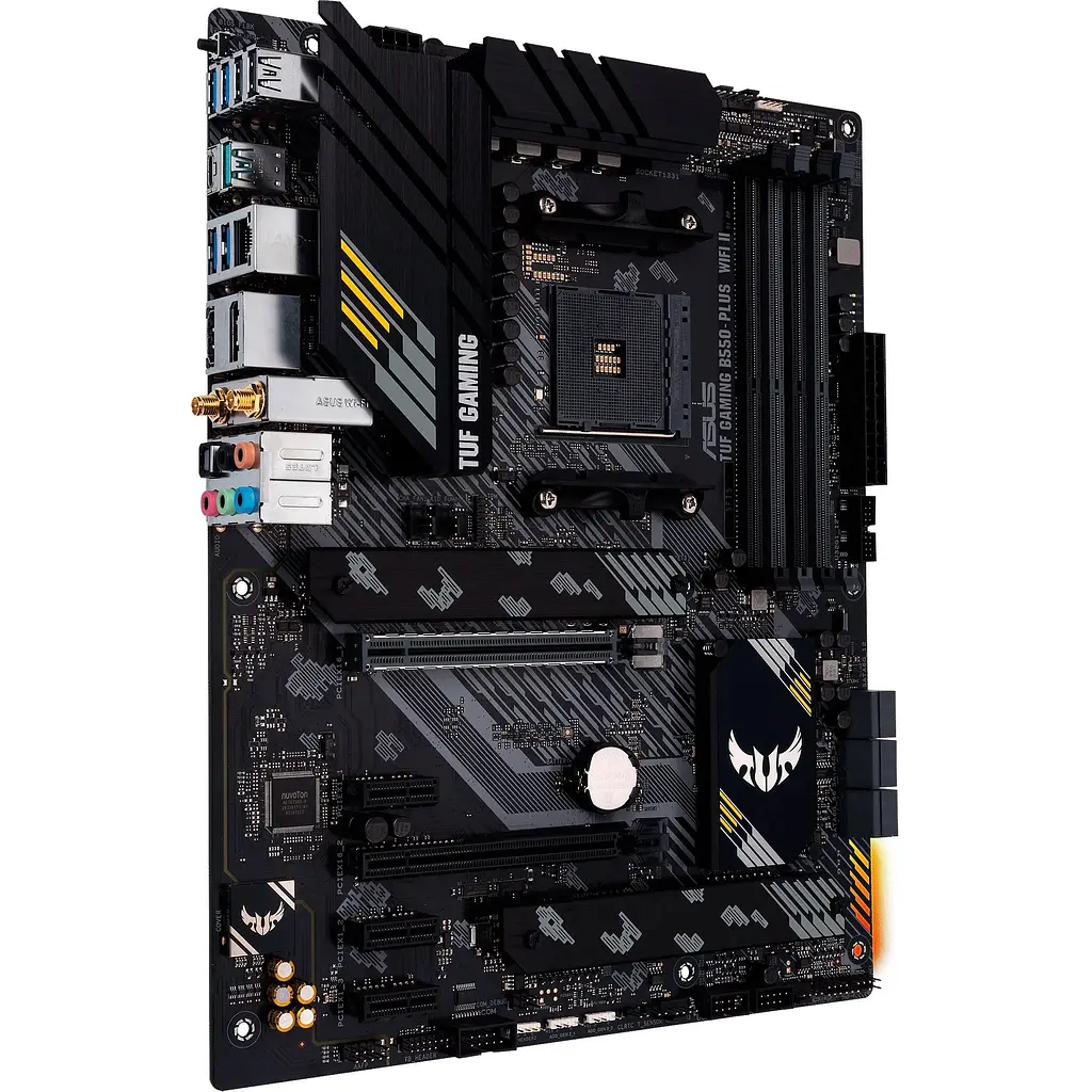Материнская плата Asus TUF Gaming B550-PLUS WIFI II sAM4 B550 4xDDR4 M.2 HDMI DP Wi-Fi BT ATX - фото 4