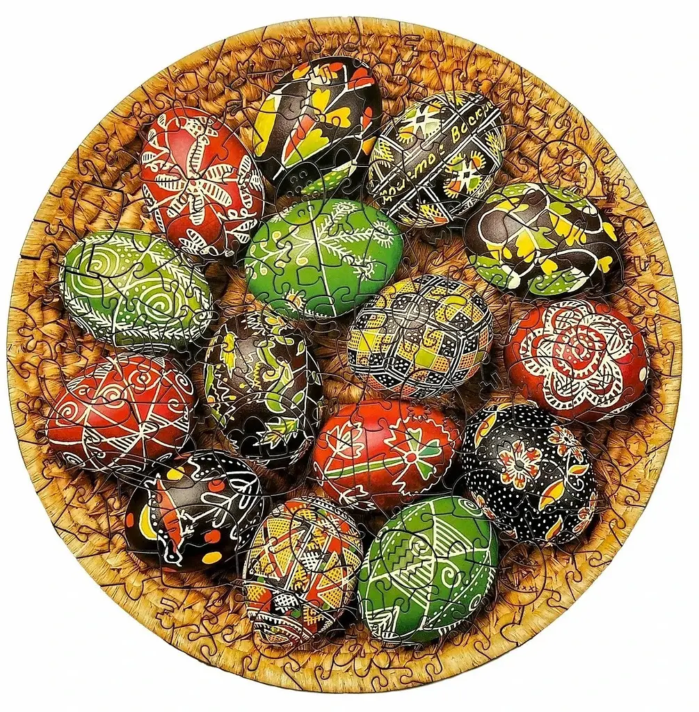 Пазл Спадщина дерев`яний UkrainianPuzzles Писанки - фото 2