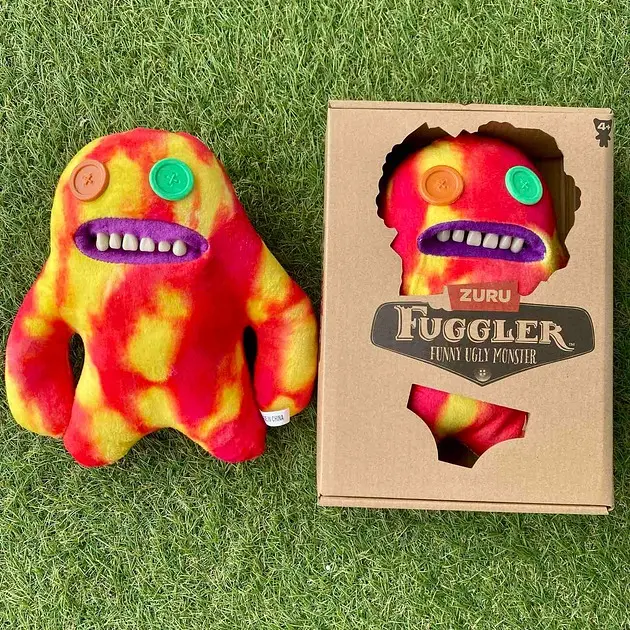 М'яка іграшка монстрик із зубами Фуглер Sunti Саскуш Fuggler Funny Ugly Monster Фаглер зубастик 22см - фото 3