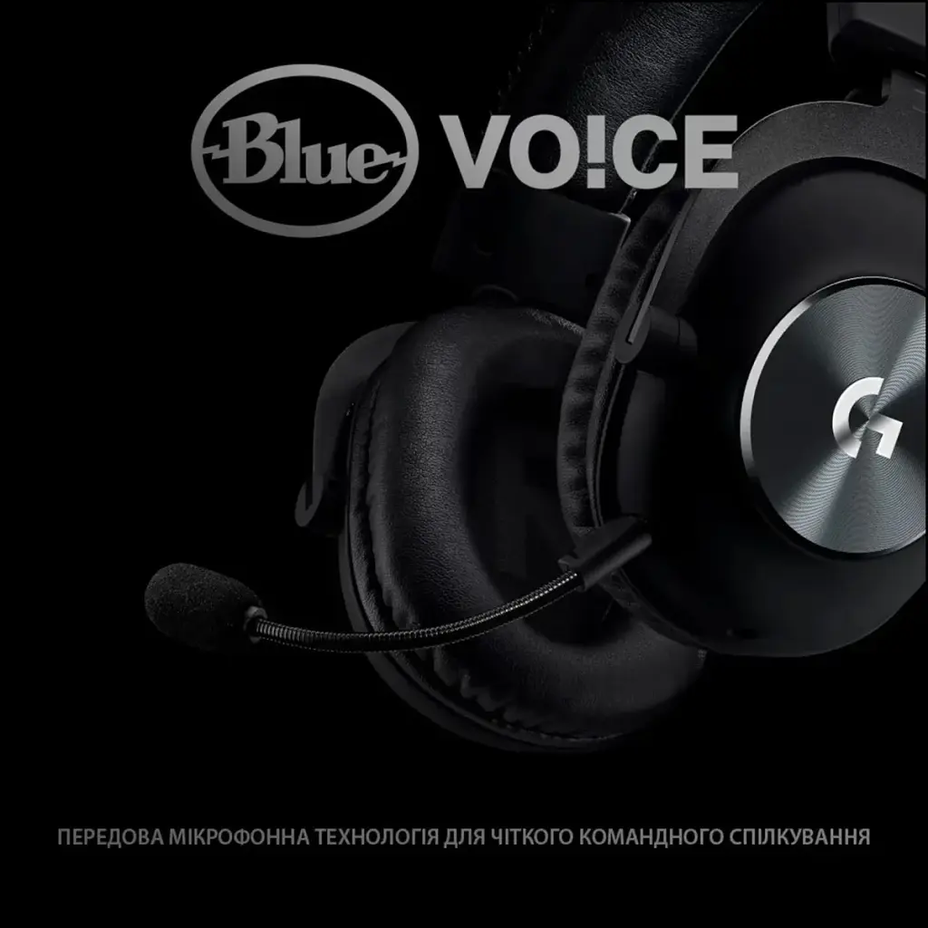 Навушники Logitech G PRO X Gaming Headset + Stand USB Black (991-000358) - фото 4