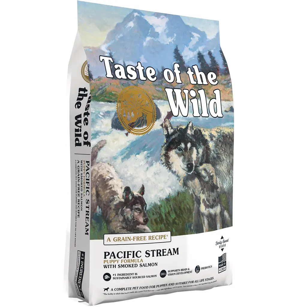 Сухий корм для цуценят Taste of the Wild High Pacific Stream Puppy Formula з копченим лососем 12.2 кг 9757-HT60 - фото 2