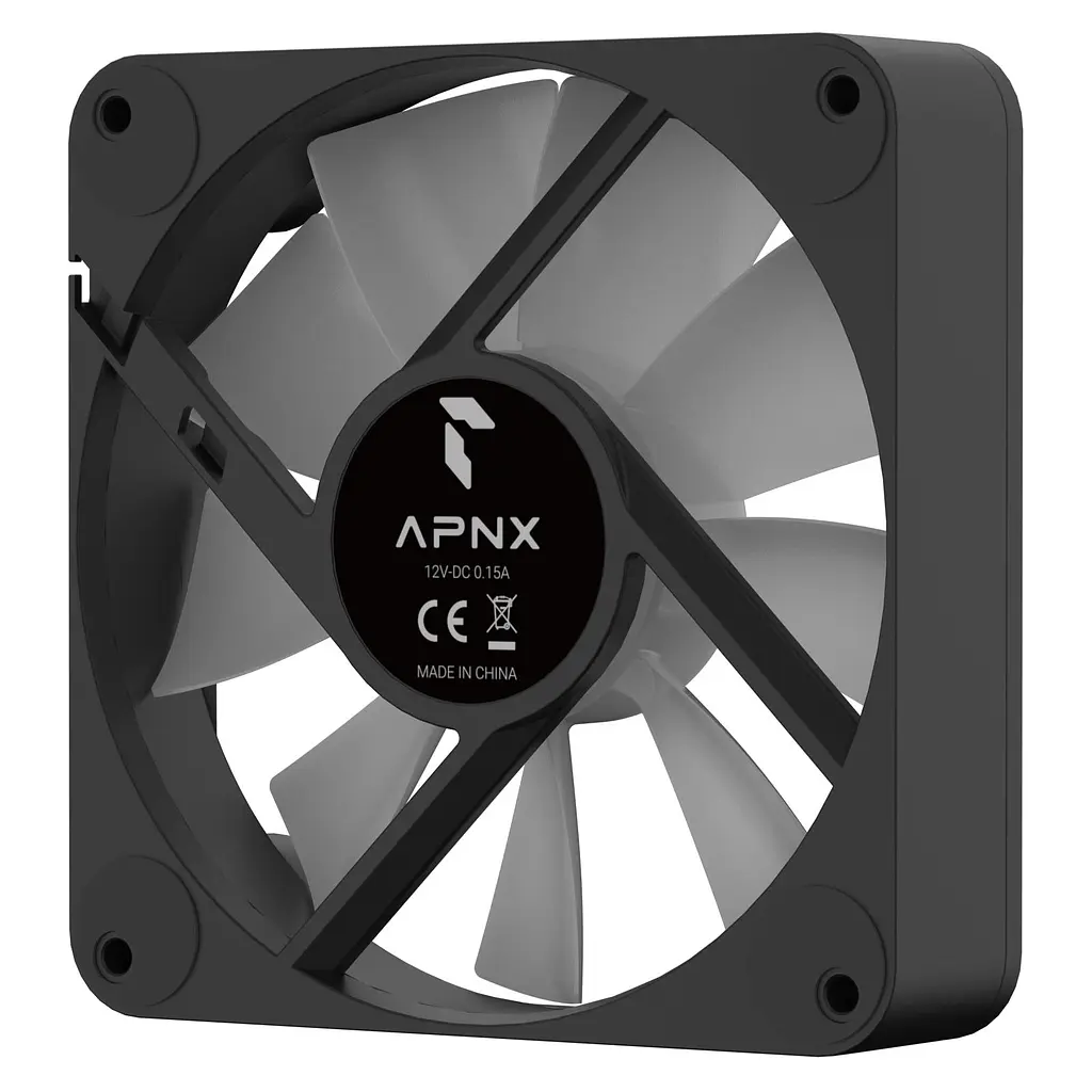 Комплект вентиляторів APNX FP1-120 ARGB Black - 3 Pack (APF3-PF11257.11) - фото 10