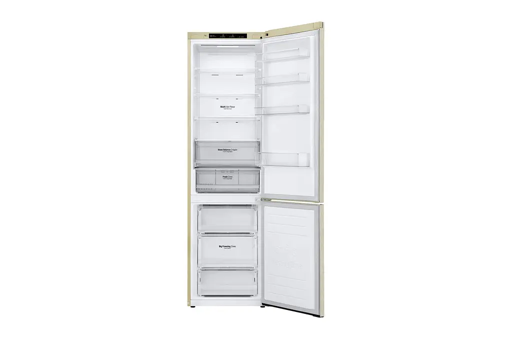 Холодильник LG GW-B509SEJZ 203х68х60см 2 дв холодильне відділення 277 л морозильне відділення 107 л A++ NF Бежевий (GW-B509SEJZ) - фото 8