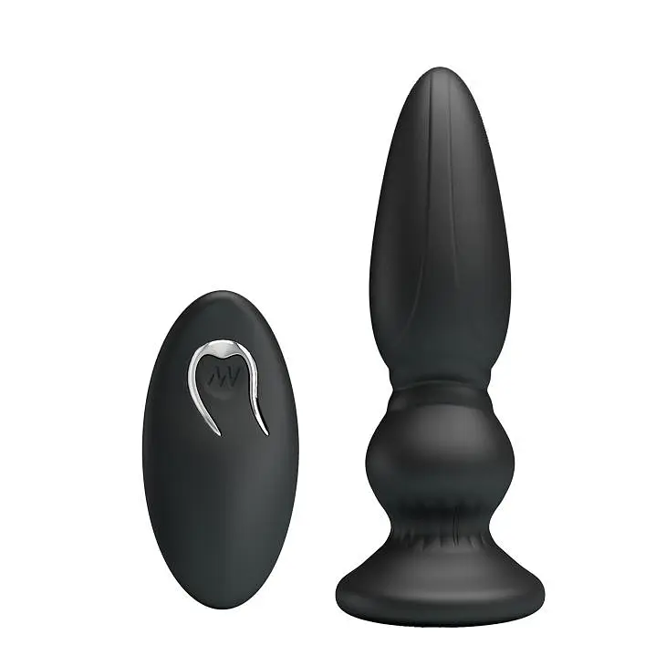 Анальна пробка LyBaile Mr.Play Vibrating Prostate Massager 12.5 см (чорний) - фото 2