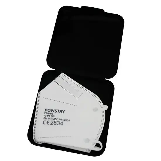 Футляр портативный для хранения масок Snips 11х12.4 см черный (8001136903748_7) - фото 2