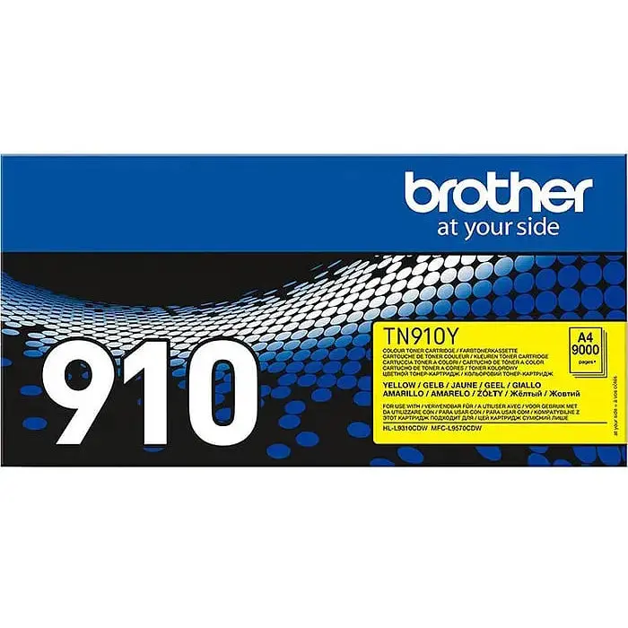 Brother TN-910Y, Yellow, 9000 сторінок - фото 3