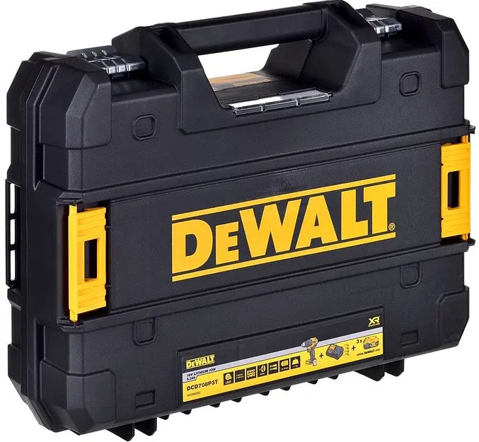Акумуляторний дриль-шуруповерт DeWalt з АКБ та ЗУ DCD708P3T - фото 7