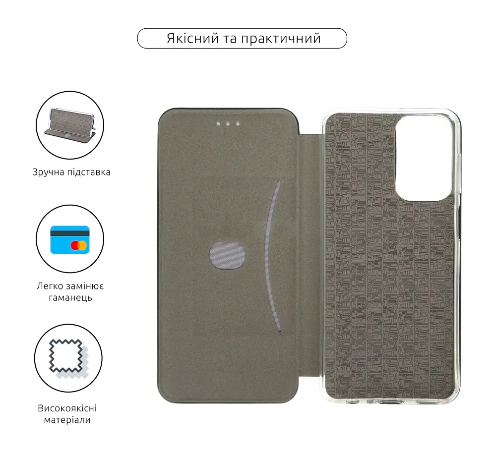 Чехол-книжка ArmorStandart G-Case для Samsung Galaxy A23 5G M236 [Black] [70825] - фото 3