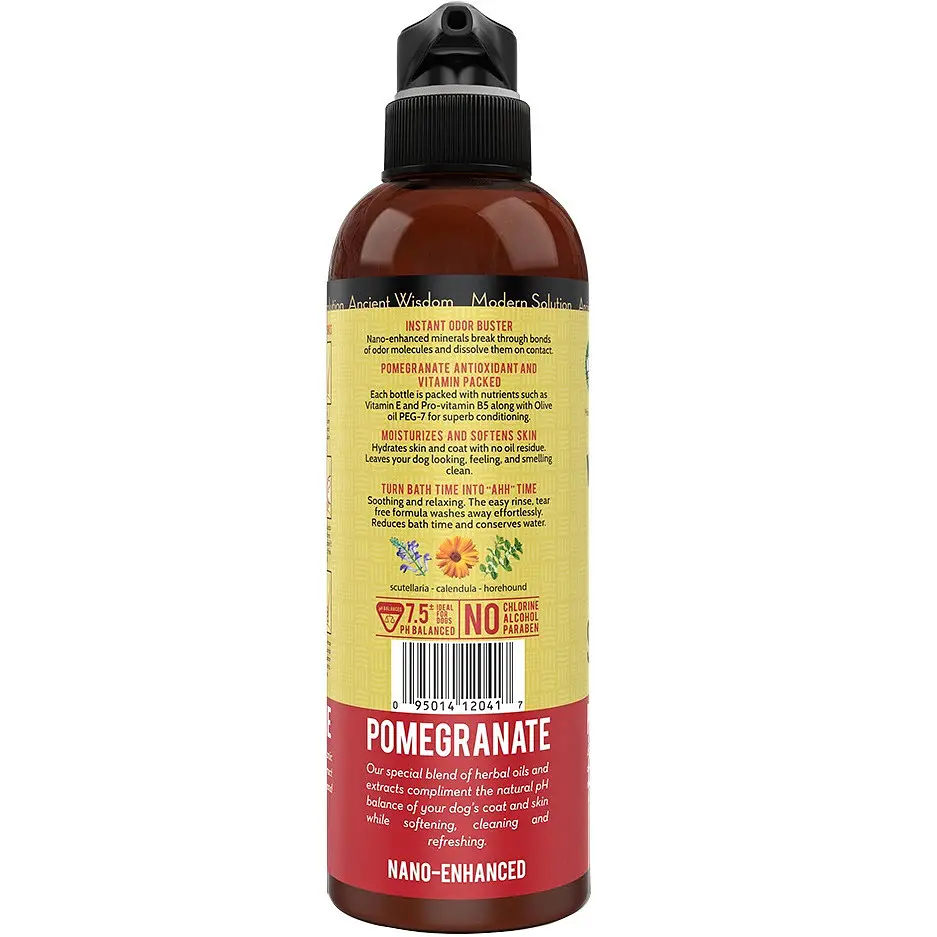 Шампунь для собак та котів Reliq Mineral Spa Pomegranate Shampoo з екстрактом гранату 500 мл S500-POM - фото 3
