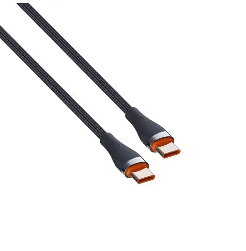 Кабель Profit LC692c - Type-C to Type-C 2m data cable 65W 2 метра темно-сірий - фото 2