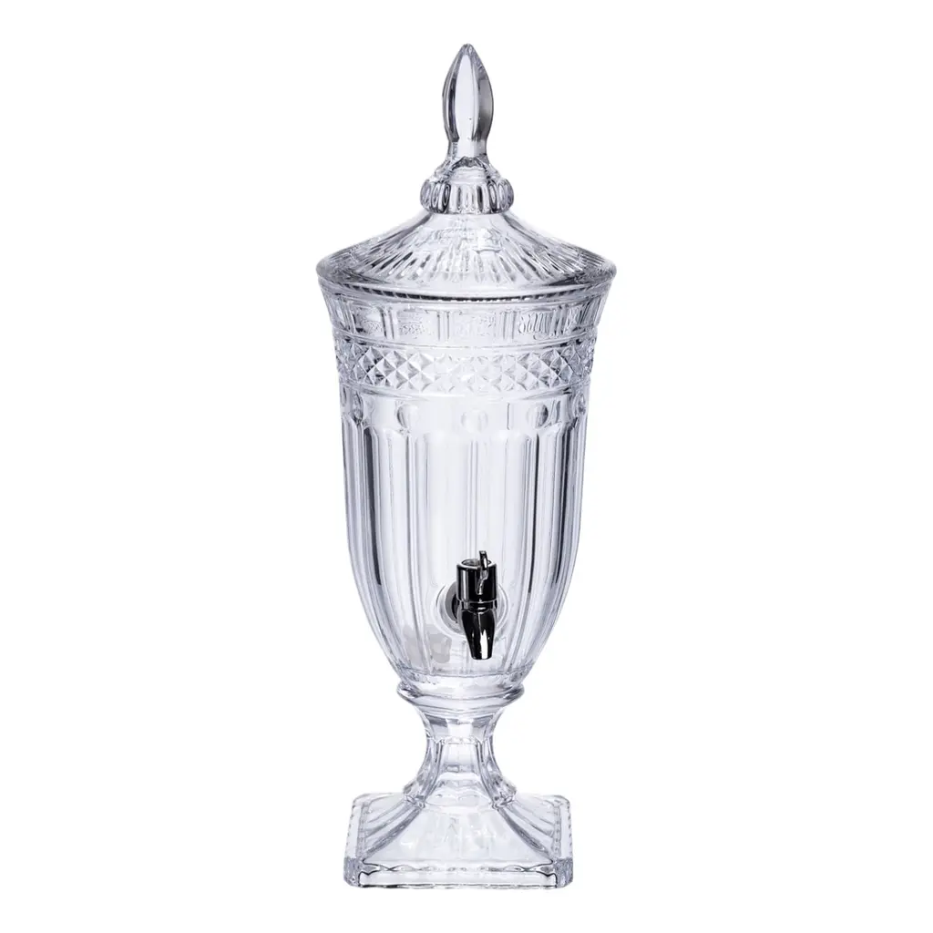 Лимонадниця Topaz Crystal 2 літри з краном HP-19-292 глечик диспенсер для води і напоїв прозорий Yiwu HP-19-292 - фото 2