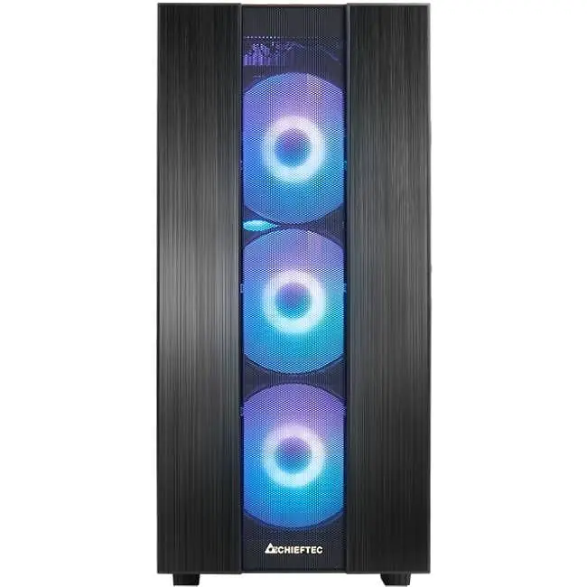 Корпус Chieftec HUNTER 2 GS-02B-OP 4x120 мм A-RGB, USB-C, ATX, без БЖ, Black (GS-02B-OP) - фото 10