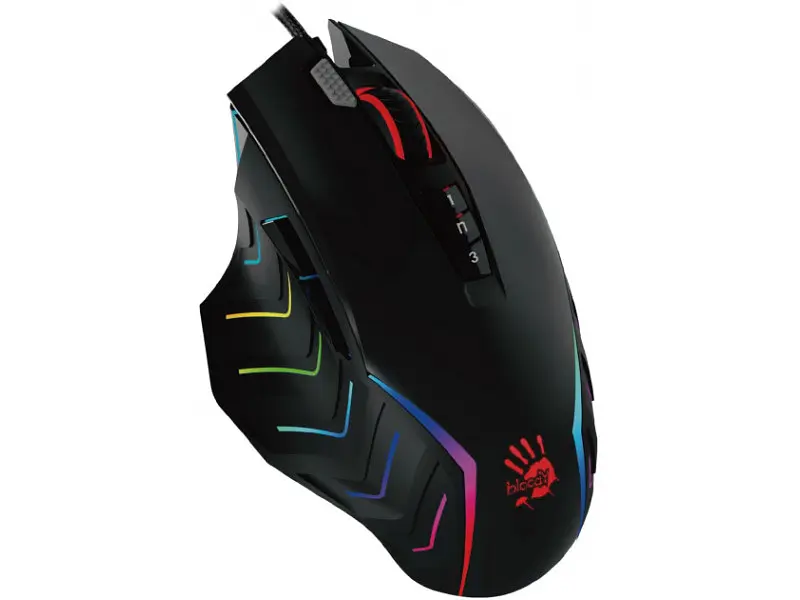 Миша A4 Tech Bloody J95s USB Black - фото 2