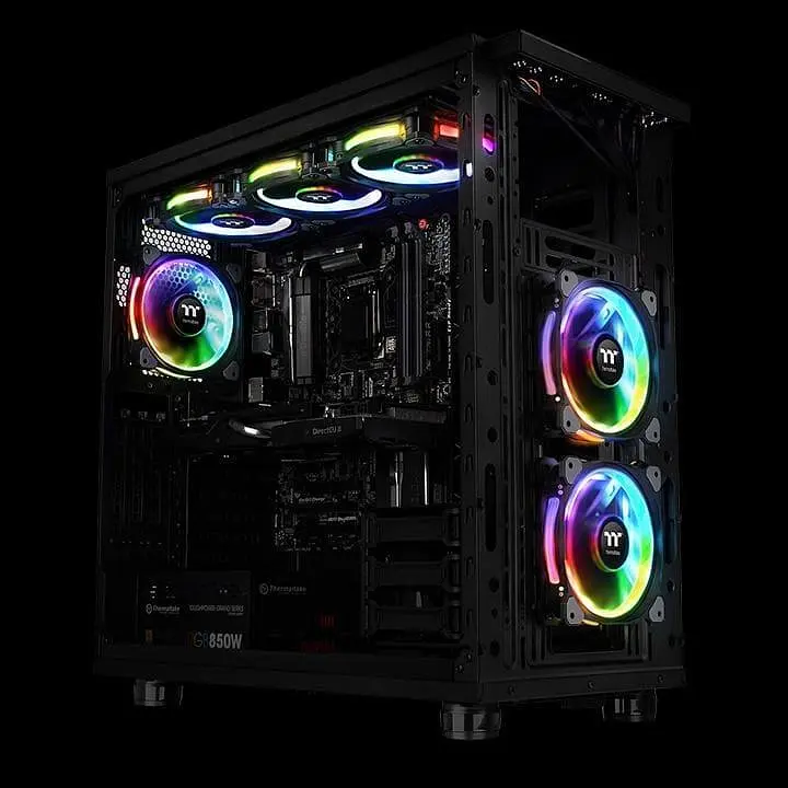 Вентилятор Thermaltake RGB Riing Plus 12 RGB Radiator Fan TT Premium Edition (комплект из 3-х) (CL-F053-PL12SW-A) - фото 5
