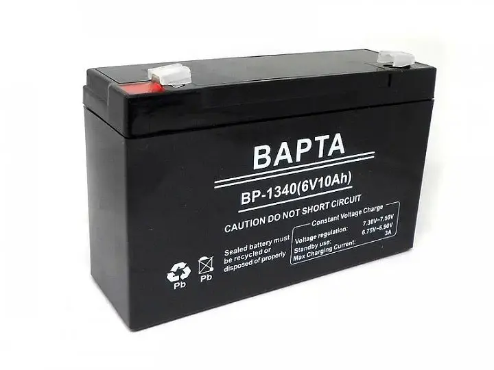 Акумуляторна батарея 6В 10А акумулятор AGM 6v 10A BAPTA 6В 10Ач - фото 3