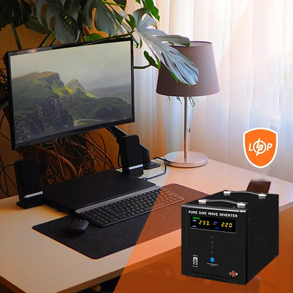 ДБЖ LogicPower LPY-PSW-2500VA+ (1800Вт) 10A/20A з правильною синусоїдою 24V - фото 6