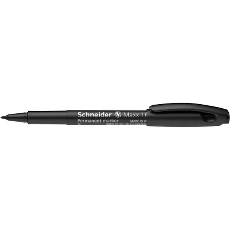 Маркер Schneider MAXX 166 перманентний 1 мм, чорний (S116601)