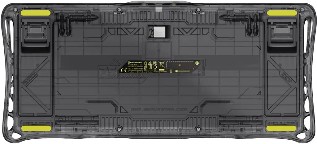 Клавіатура GravaStar Mercury K1 Lite TKL Black (GSK1LITE_XTAL_BLK) - фото 7