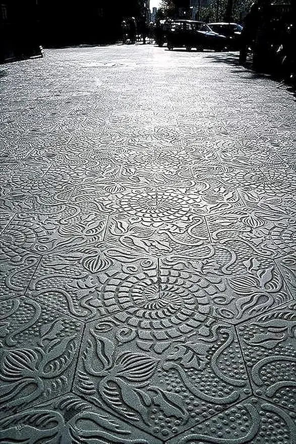 Гнучкий поліуретановий штамп - форма для відбитку по бетону та штукатурці A.N.B. ГАУДІ шестигранник - фото 4