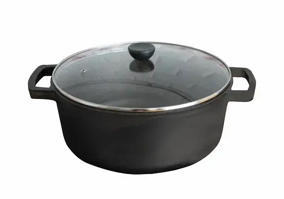 Каструля чавунна Brizoll Casserole P-6L-6 6л 28 см