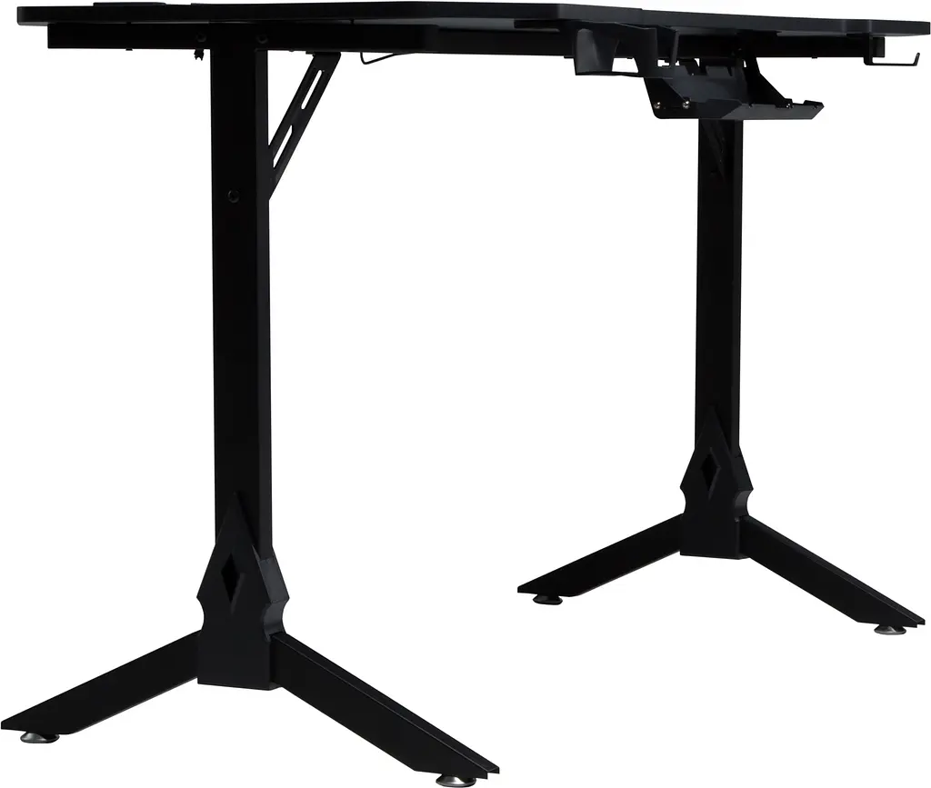 Геймерський комп'ютерний стіл GT Racer T-1211, 120x60x73 Black (T-1211 (120x60x73) Black) - фото 7