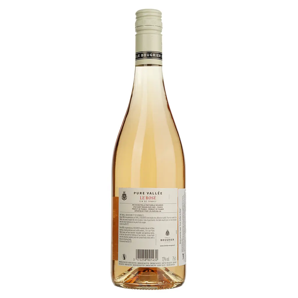 Вино Famille Bougrier Pure Vallee Le Rose, 12%, 0,75 л - фото 2