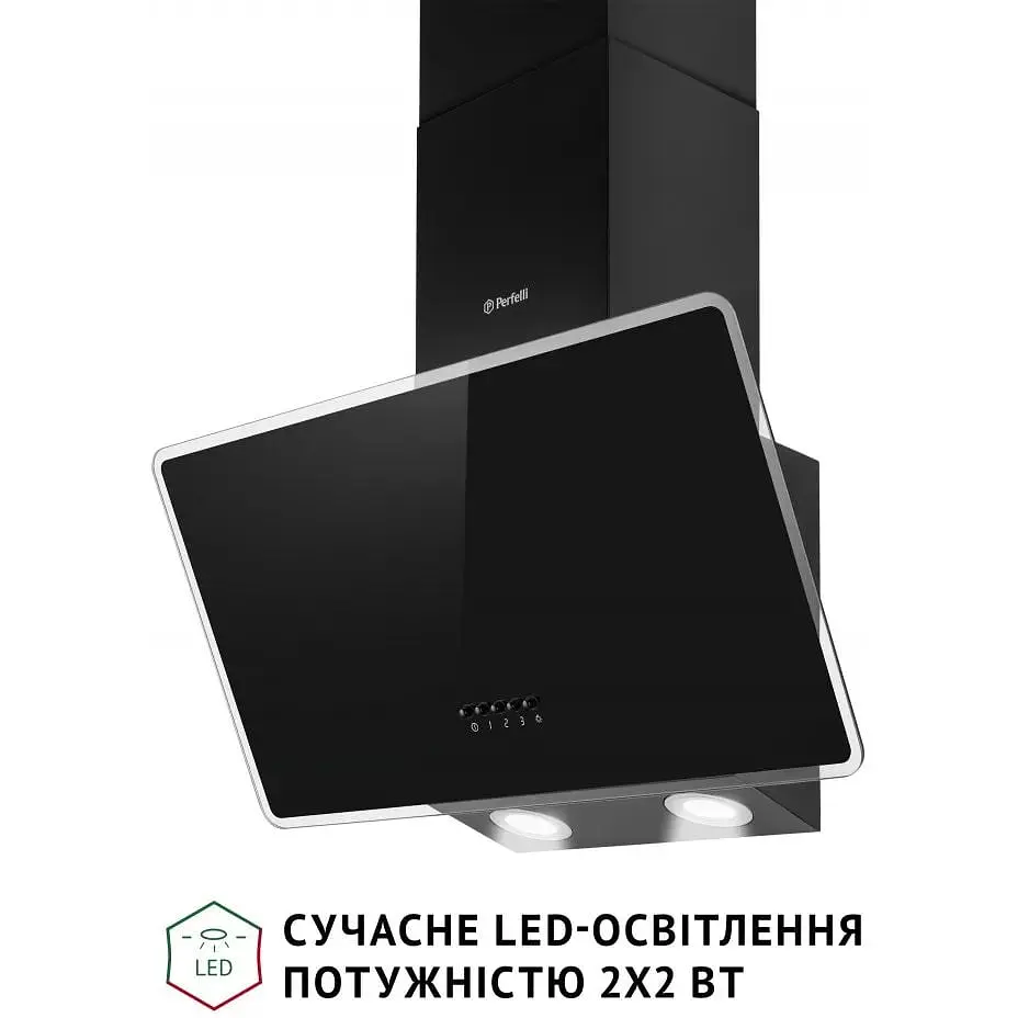 Витяжка Perfelli Vicco 6HM Nero - фото 3