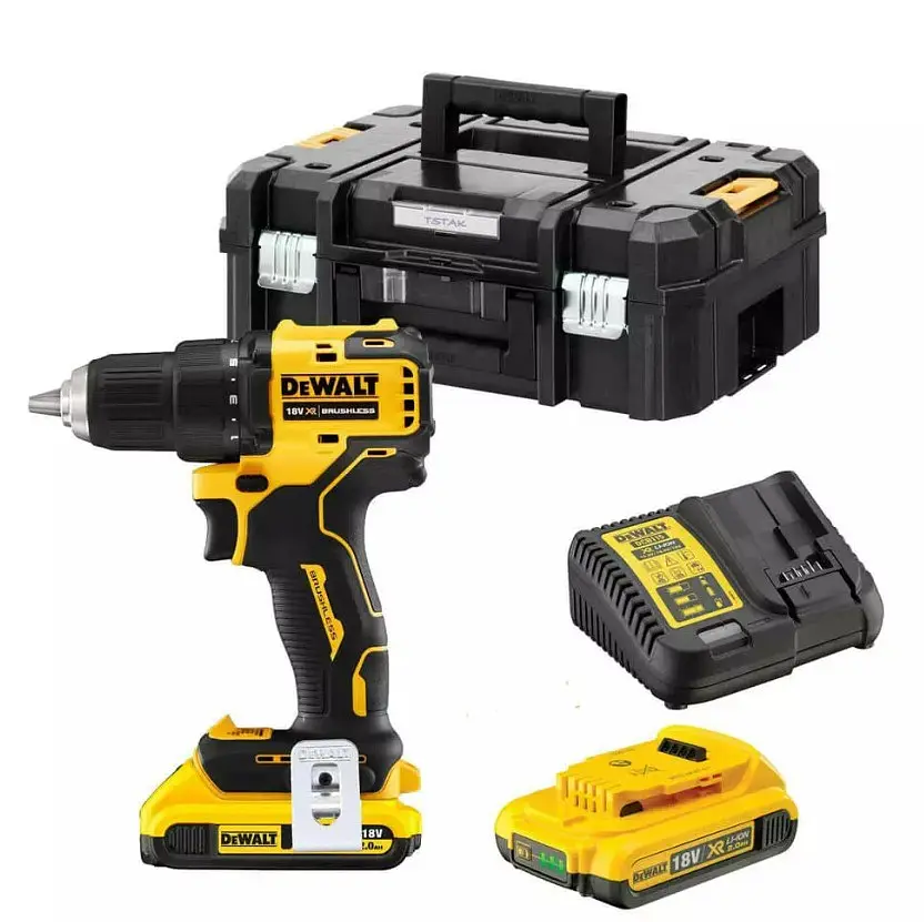 Дриль-шурупокрут акумуляторний DeWalt з АКБ та ЗП DCD708D2T - фото 2