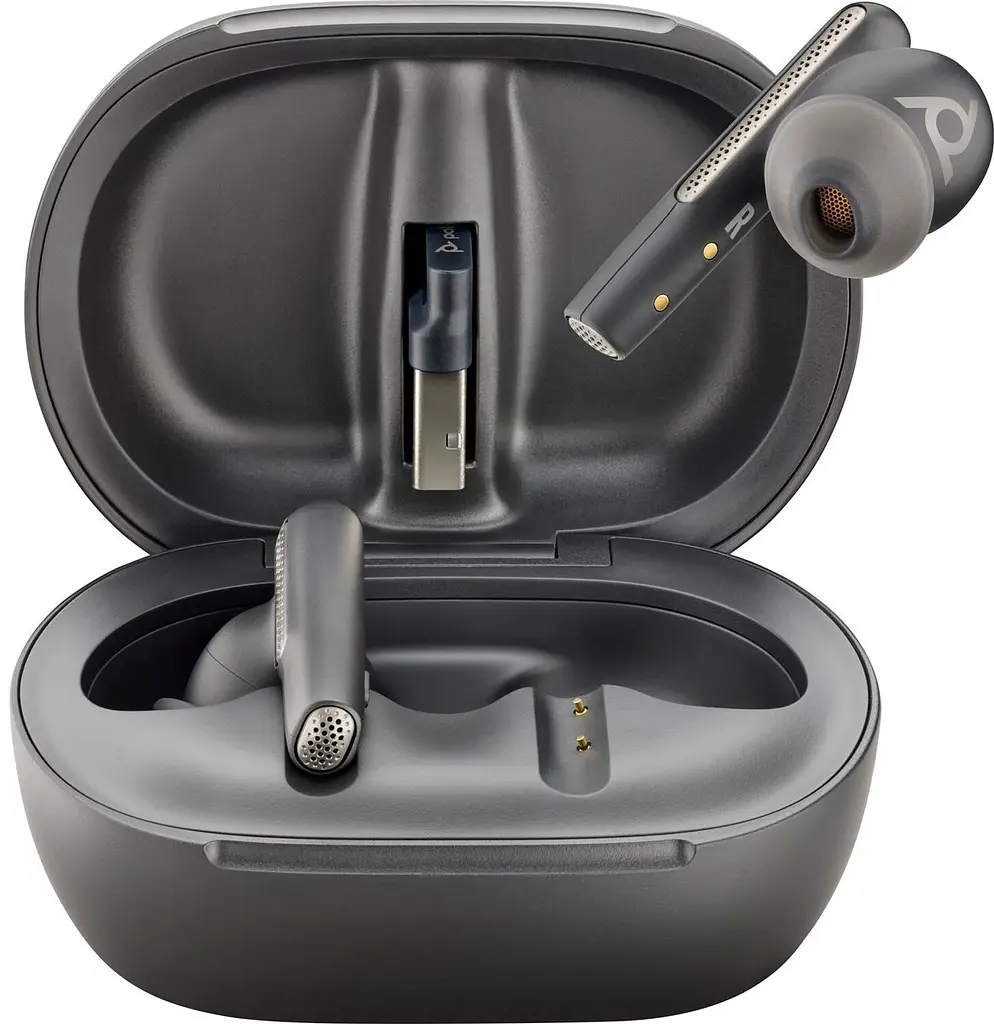Навушники TWS Poly Voyager Free 60 + Earbuds + BT700A + TSCHC Black (7Y8G3AA) - фото 4
