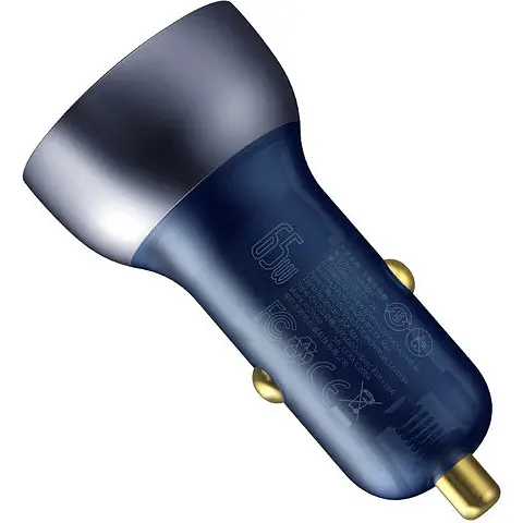 Автомобільний зарядний пристрій Baseus Particular Digital Display Dual QC4.0+ 65W [CCKX-C0G] [110005] - фото 2