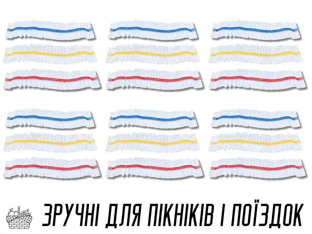 Пакети для зберігання продуктів на гумці, 100 шт. - фото 14