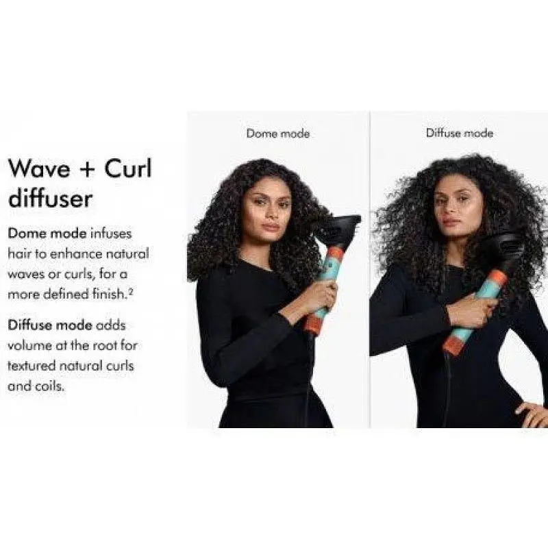 Мультистайлер Dyson Airwrap ID Multi-Styler і Dryer Curly+Coily Ceramic Patina/Topaz (533736-01) - фото 6